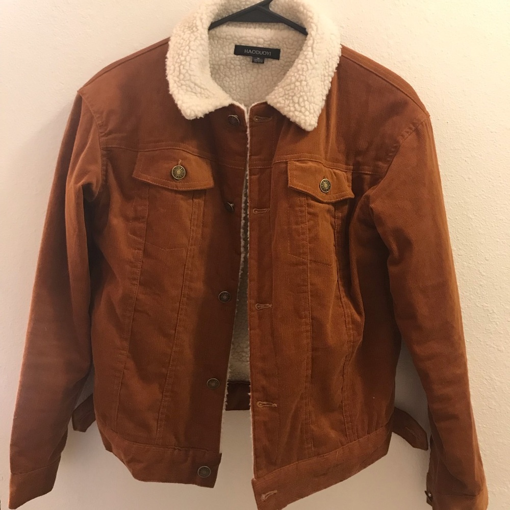 Corduroy trucker jacket